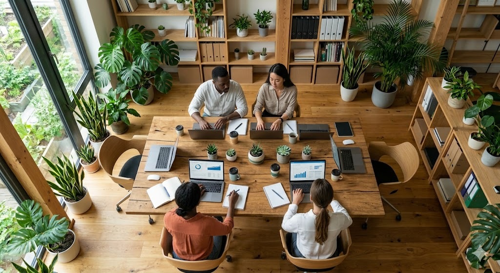 Mãos segurando matéria prima natural